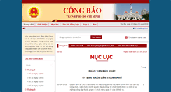 Desktop Screenshot of congbao.hochiminhcity.gov.vn