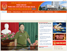 Tablet Screenshot of pccc.hochiminhcity.gov.vn
